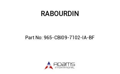 965-CBI09-7102-IA-BF